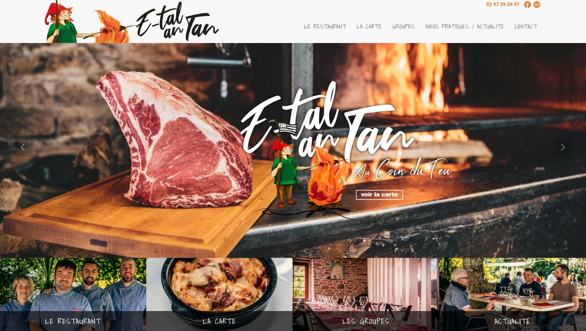 Au coin du feu : Site web